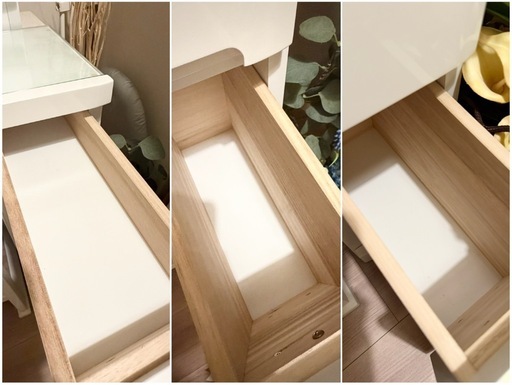 ニトリ　ドレッサー三面鏡【2019年購入、美品】