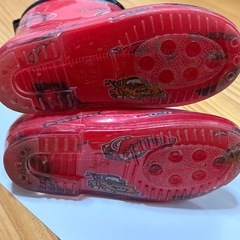 長靴　レインシューズ　17cm カーズの画像