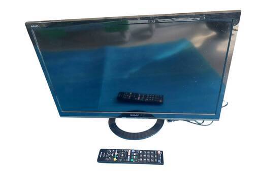 【取引中】SHARP AQUOS LC-24K30 シャープ アクオス 液晶カラーテレビ 24V型 2015年製 ブラック T29