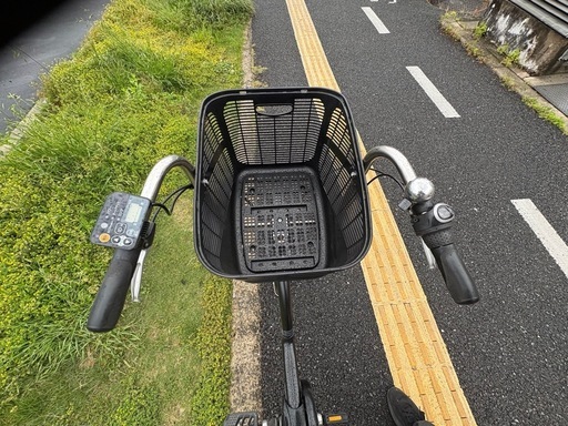 038中古 Panasonic電動アシスト自転車　8.9Ah4点灯　大阪