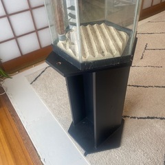 六角水槽　水槽台付 の画像
