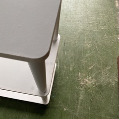 棚　ホワイト　シミはがれぐらつきあり　中古の画像
