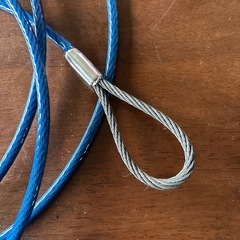 【未使用】万能ビニールコートワイヤー　防犯・荷締・DIYに！の画像