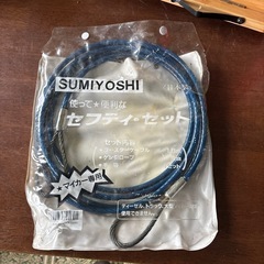 【未使用】万能ビニールコートワイヤー　防犯・荷締・DIYに！の画像