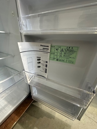 配達可【パナソニック】冷蔵庫248L★2023年製 クリーニング済み/6ヶ月保証付き【管理番号10105】金