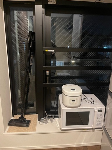 電子レンジと炊飯器のセット