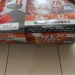 自動車用 ブースターケーブル12V80A　DCMの画像