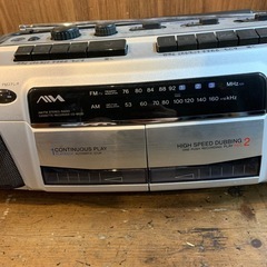 カセットデッキ　ラジオレコーダー　CS-W535 2006年製の画像