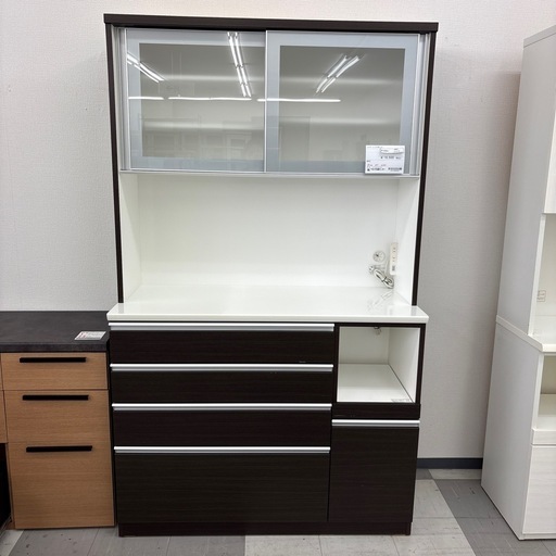 ★リユースのサカイ千葉中央店★  レンジ台 白系 H115×D41×W80 クリーニング済み TC5777 ☆リユースのサカイ千葉中央店☆ NITORI レンジ台 ホワイト H115×D40