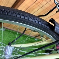 5/3マルイシサイクル　26インチ　カゴ付き自転車　シティサイクル　ベージュの画像