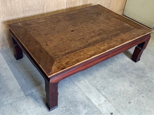 座卓ローテーブル机ちゃぶ台レトロアンティーク(約)62cm×92.5cm×31.5cm