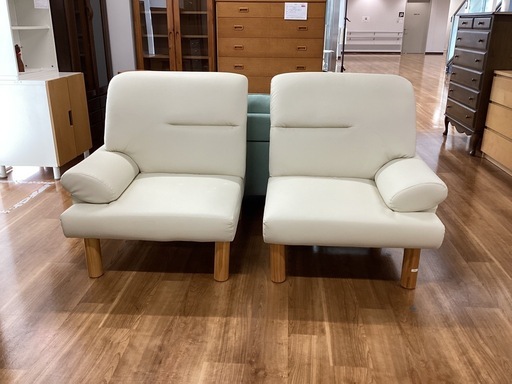 二人掛けソファ【町田市再生家具】　260340