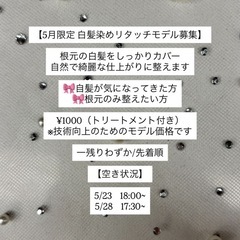 🚨カラーモデル募集しております🚨
