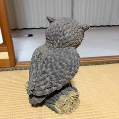 フクロウ　　置物の画像