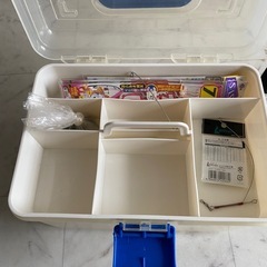 【初心者向け】釣りセット一式（ロッド＋リール＋仕掛け＋ケース）すぐ使えますの画像