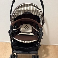 美品　コンビベビーカーメチャカルオート4キャスエッグショックシンプライトの画像