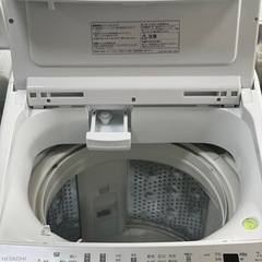 送料・設置込み可🉐表示価格より10%OFF🉐洗濯機　7kg HITACHI 2020年【分解クリーニング済み】の画像