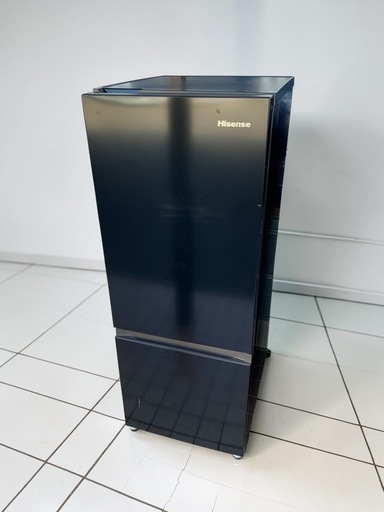 Hisense ノンフロン冷凍冷蔵庫 HR-D16FB 2024年製 162L ブラック 簡易 