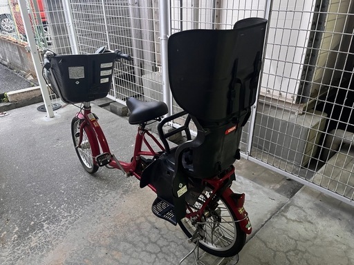 チャイルドシート付自転車