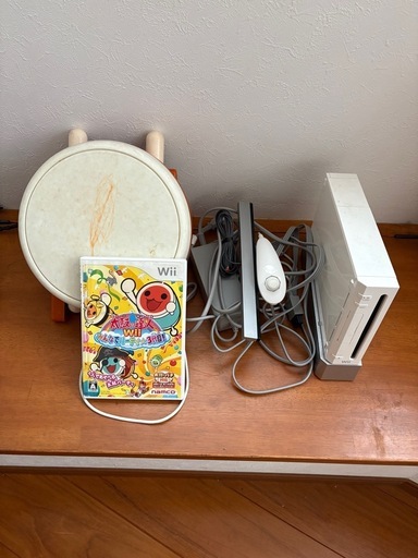 Wii本体 太鼓とソフトセット