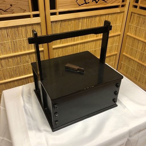 木製箱お茶道具 (宏則) 速星の収納家具《収納ケース》の中古あげます