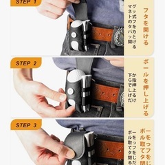 【新品未使用】ゴルフボールケース ボールポーチの画像