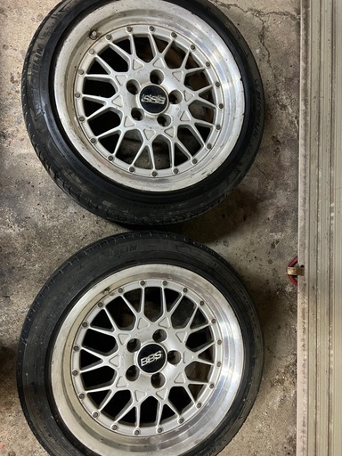 BBS中古17インチ265/65R/17豊田クルーザーから外した物2本セット BBS中古17インチ265/65R/17豊田クルーザーから外した物2本セット