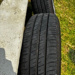 プリウス等 15インチ ホイール＋グッドイヤータイヤ 4本セット 195/65R15 7分山 すぐ使えるの画像