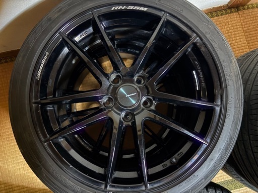 ウェッズスポーツRN-55M 8.5J 18インチ　pcd114.3