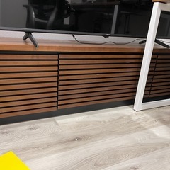 ニトリ　幅151cm ローボード テレビ台　テレビボード　
ミドルブラウンの画像