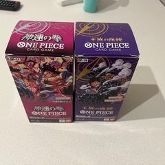 【未開封】ワンピースカードゲーム　神速の拳　王族の血統　ボックスの画像