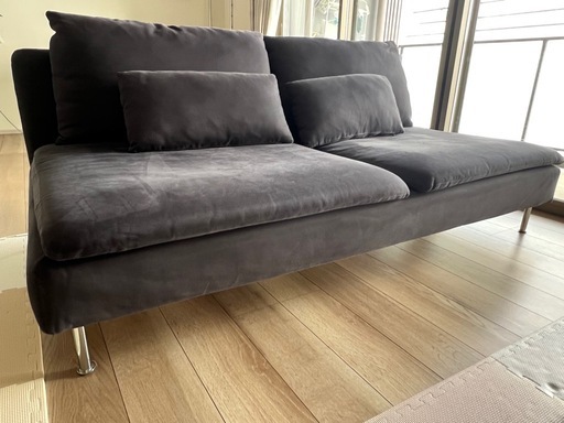 値下げ❗️IKEAソーデルハムン ソファ３人掛け　ベッド代わりにも⭕️ 