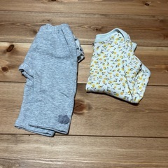 女の子　80 長袖　ズボン　肌着の画像