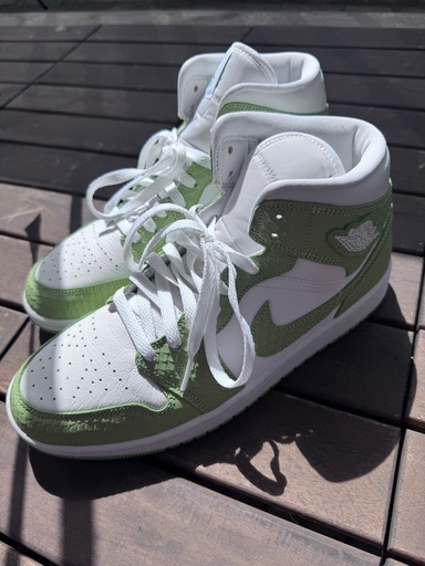 新品 NIKE エアジョーダン1 Mid SE パイソン 28cm