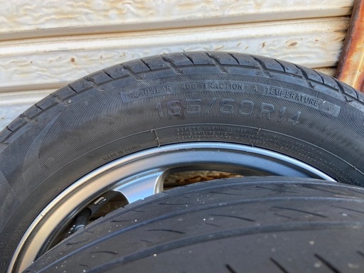 購入有難う御座いました　商談中　サービス品　比べて下さい　軽自動車用　コンパクトカーにも　LiLea　リレア　１４インチアルミ＋タイヤ