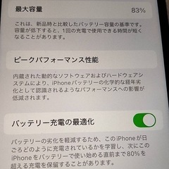 超美品　iPhone se 2  64gb 
バッテリー残量83%の画像