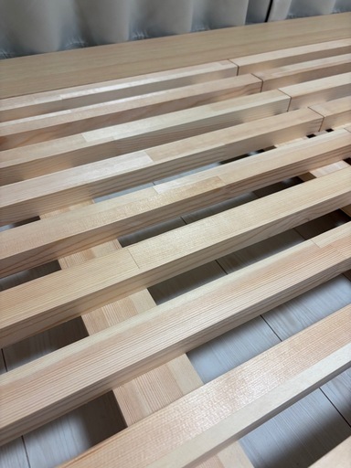 ベッドフレーム　nuff ENGAWA bed w1250