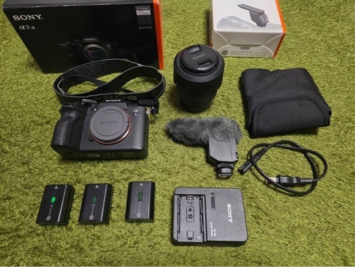 SONY a7sⅢ ミラーレスカメラ　ガンマイク付き SONY a7sⅢ ミラーレスカメラガンマイク付き (サバク) 横浜のカメラ