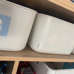 値下げアイリスオーヤマおもちゃ収納の画像
