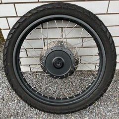 ハンターカブ前後純正ホイール+チューブ1本の画像