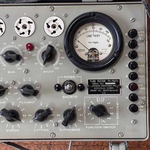 Electron Tube Tester TV-7D/U 真空管試験機