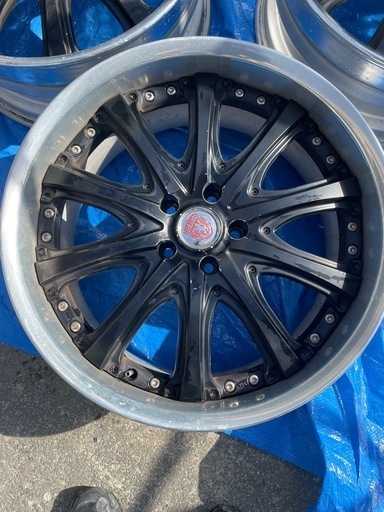 CLUB LINEA 20インチ ブラック アルミホイール 4本セット