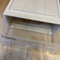 収納(衣装)ケース売ります！※28日夕方に持ちに来れる方。 収納ボックス ナチュラ トラックスキャリー 430 LL 幅43.5 奥行71.6 高
