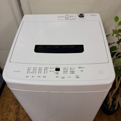 【🐤買取市場 6ヶ月保証】R085 ☀️ アイリスオーヤマ 洗濯機 （洗濯5.0㎏) 22年製 IAW-T504 ⭐ 動作確認済 ⭐ クリーニング済の画像