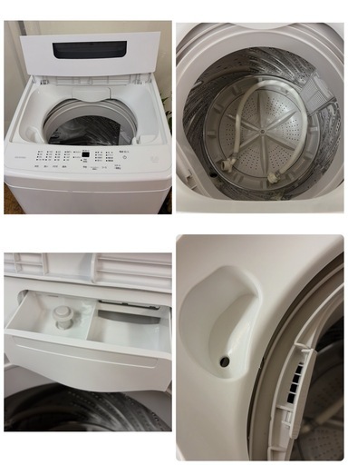 【?買取市場 6ヶ月保証】R085 ☀️ アイリスオーヤマ 洗濯機 （洗濯5.0㎏) 22年製 IAW-T504 ⭐ 動作確認済 ⭐ 