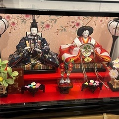 ケース飾り　雛人形　雛飾りの画像