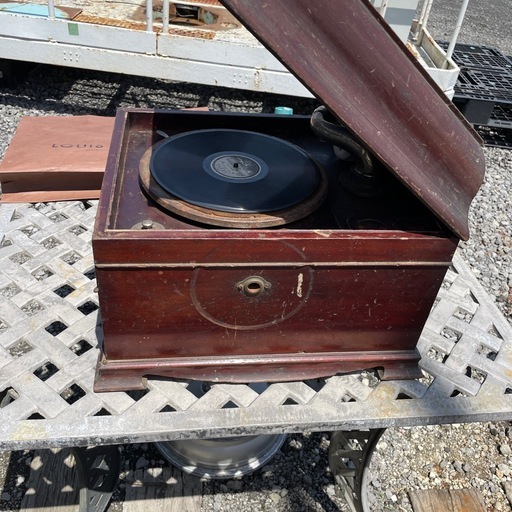 蓄音器アンティークオブジェ
