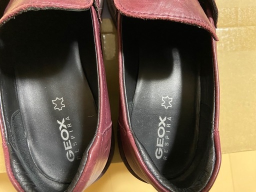 GEOX Iridea プラットフォーム ペニーローファー ワインレッド  37  日本24cm
