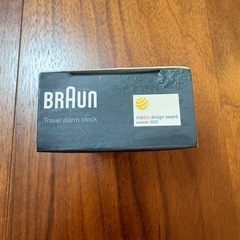 BRAUN digital alarm clock BNC008　デジタルアラームクロック 置時計の画像