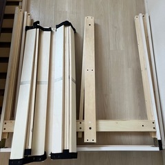 ベッドフレーム シングル・セミダブル 無料 分解済み すぐ引取歓迎の画像